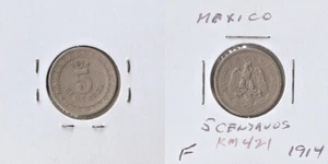 México 5 centavos 1914 - Imagen 1 de 1