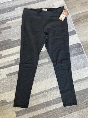 ¡NUEVO CON ETIQUETAS! Pantalones Mudd XL Ponte - Gris Oscuro Sólido ¡Agotado! Foto 1 de 3