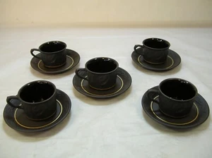 Okura Toen GEM-WARE Demitasse Cup & Saucer 10 pieces Japan - Picture 1 of 5