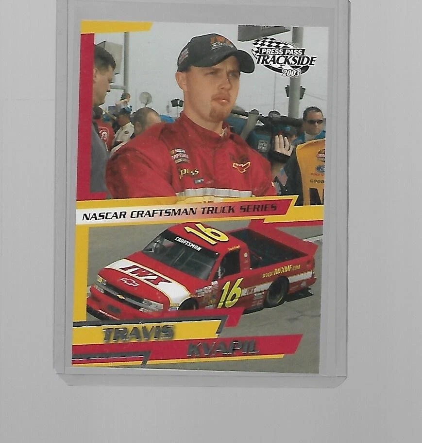 2004 PRESS PASS TRACKSIDE RACING TRAVIS KVAPIL #50 - Image 1 of 1
