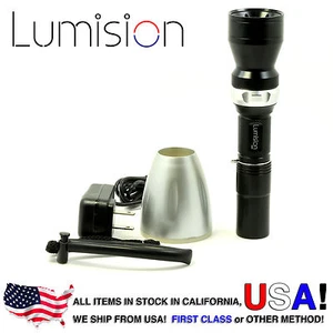 Lumision CREE XML-T6 LED Diving Flash Light Wireless Charge 100M Water Proof - Picture 1 of 12