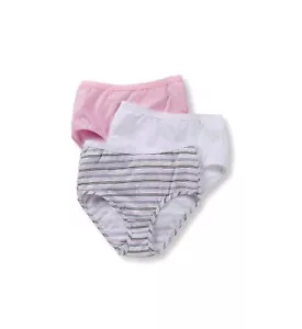 Women's 3 Pack Assorted Cotton Brief Panties Assorted 8 - Picture 1 of 4