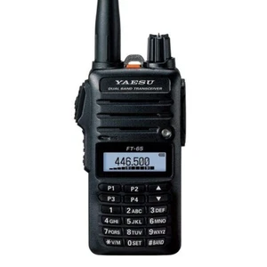 For YAESU FT-65R VHF UHF Dual Band Radio Transceiver FM Handheld Walkie-talkie - Afbeelding 1 van 12