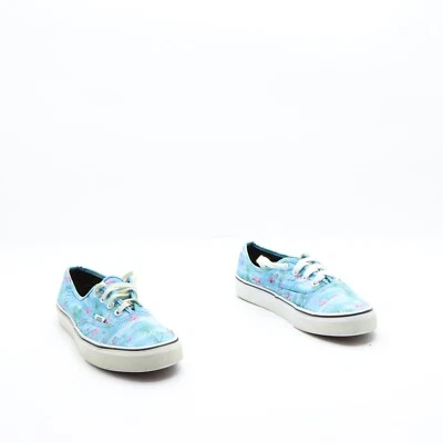 Vans AUTHENTIC Usadas EUR 38 (Cod.SS4100) Unisex Bajo Tela Azul Con Estampado - Imagen 1 de 4
