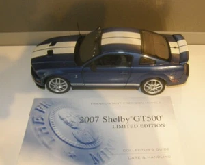 Franklin come nuova 2007 Shelby Mustang GT500, 1/24, Vista Blue, B11E421, LE 189/5000 - Foto 1 di 6