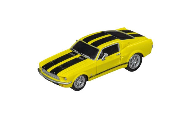 Carrera GO!!! 1/43 Ford Mustang 1967 Yellow Slot Car - image 1 of 1