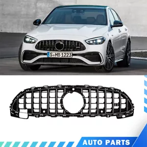 For 22-25 W206 C300 C300E C43 C63 Front Grilles Modify Upgrade AM G LED Grilles - Picture 1 of 4