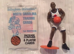 1989 Michael Jordan College pack + MJ Card + Michael Jordan Figure Free Shipping - Picture 1 of 1
