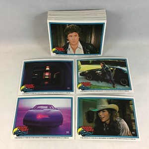 KNIGHT RIDER (DonRuss/1983) Complete TV SHOW Card Set DAVID HASSELHOFF (#1-#55)