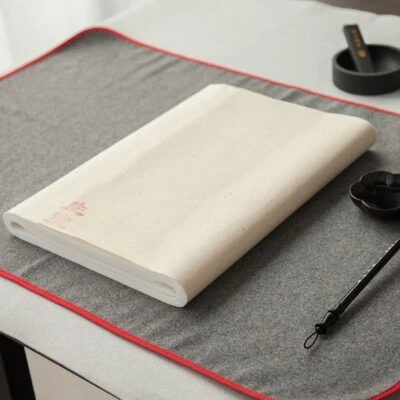 100 Blätter Raw Reis Xuan Papier Tinte Absorption Kalligraphie Malen Zubehör - Bild 1 von 4