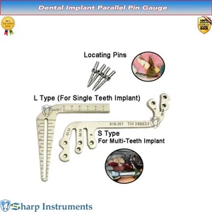 Dental Gauge Implant Surgical Parallel Drilling Guide Pin Depth Locator SL Type - Picture 1 of 1