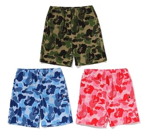 A BATHING APE Men's ABC CAMO PILE ONE POINT SWEAT SHORTS PANTS 1L30153015 b - Picture 1 of 20