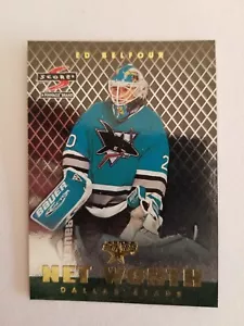 1997-98 Score Net Worth Ed Belfour #18 HOF - Bild 1 von 2