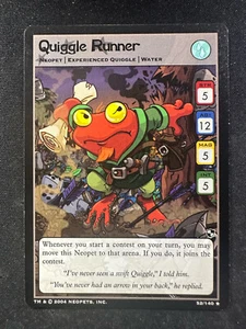 Neopets TCG 52/140 Quiggle Runner Battle for Meridell Neopet Non Holo Rare NM - Picture 1 of 2