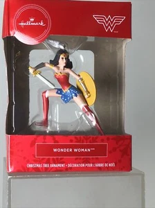 New. Hallmark DC Comics Wonder Woman 3” Christmas Tree Ornament - Picture 1 of 3