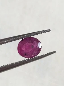1.07 Ct Natural Purple Sapphire Batakundi Unheated Oval Shape Loose Gemstone - Picture 1 of 4
