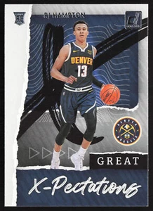 2020-21 Donruss Great X-Pectations RJ Hampton #24 Denver Nuggets - Picture 1 of 2