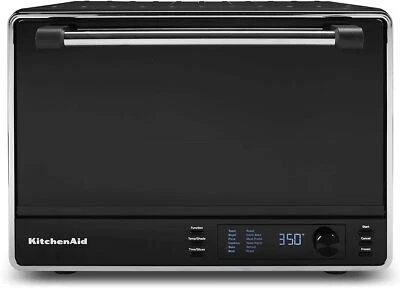 KitchenAid KCO255BM Doble Convección Encimera Tostadora Horno Antiadherente, Negro Foto 1 de 4