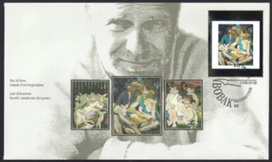 Canada    # 1754    MASTERPIECES CANADA ART     Brand New 1998 Unaddressed Issue - Picture 1 of 2
