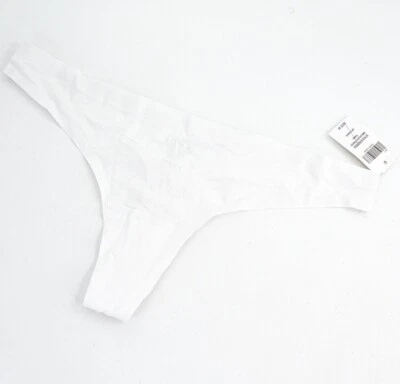 Soma Intimates Enbliss Soft Stretch Thong ~ Optic White ~ Size:M (New With Tags) - Image 1 of 3