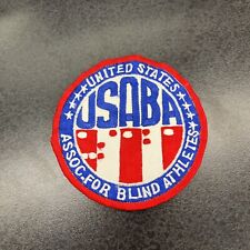 Vtg 1960s USABA United States Association for Blind Athletes Patch 4” Awarded