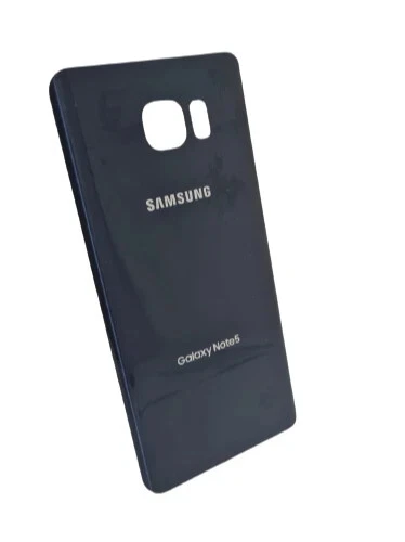 Lote de 5 Original Galaxy Note 5 - SM-N920 - Cubierta Trasera Cristal Negro Zafiro Foto 1 de 1
