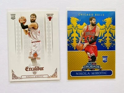 2014-15 Excalibur Crusade Blue /149 Nikola Mirotic RC & Base RC #194 - Image 1 of 4