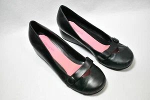 Fußblütenblätter Schuhe Keilabsatz Slipper Größe 9,5 Damen - Bild 1 von 6