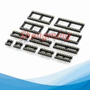 10 PIEZAS Conector DIP8 DIP14 DIP16 de orificio redondo 8 14 16 18 20 24 28 40 pines - Imagen 1 de 1
