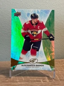 2020-21 Upper Deck Ice Green Aleksander Barkov #16 Florida Panthers - Picture 1 of 2
