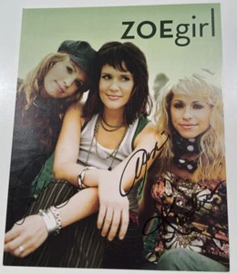HANDSIGNIERTES ZoeGirl PROMO Farbbild/Poster auf Sparrow Records im Jahr 2005! - Bild 1 von 2