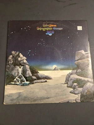 Yes Tales From Topographic Oceans 1973 Prog Rock Vinyl Record Album SD 2-908 Foto 1 de 4