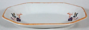 WEDGWOOD DEVON ROSE ACHTECKFÖRMIGER RELISH/SOSSENTELLER 7,75" LANG NEU - Bild 1 von 5