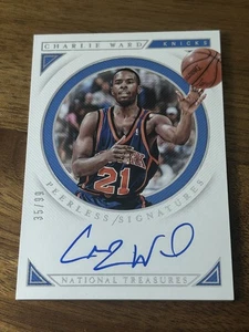 2018 Panini National Treasures Peerless Signatures /99 Charlie Ward #PS-CWD Auto - Bild 1 von 2