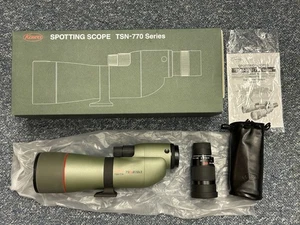 Kowa TSN-774 Prominar Spotting Scope and TE-11WZ 25-60x Wide Eyepiece - Pristine - Picture 1 of 12