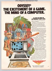 Anuncio Odyssey 2 NAP Consumer Electronics Corp. Promo Vintage 1981 - Imagen 1 de 5