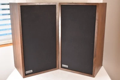 Pair "The Larger Advent" Loudspeaker Grills -New Grill Cloth- - Image 1 of 4
