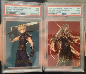 Final Fantasy MTG Gold Stamp Signature Cloud Ex Soldier Sephiroth Fabled Soldier - Bild 1 von 4
