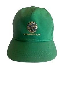 Cappello da baseball regolabile Derby Cap Green Bloomington IN - Foto 1 di 6
