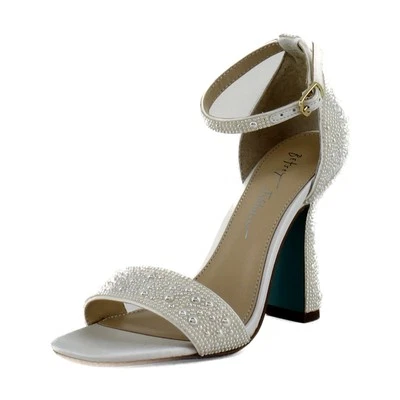 Betsey Johnson Dani 女式珍珠高跟鞋 5.5 M 码 — 第 1/4 张图片