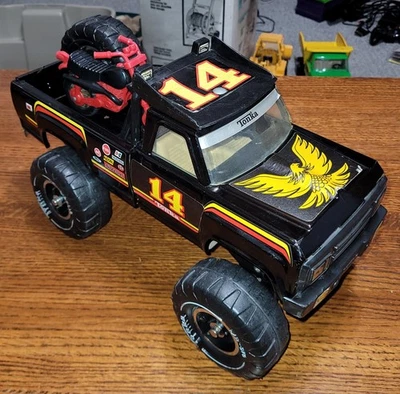 Vintage 1970’s Tonka MR-970 Aço Prensado 4x4 Off Road #14 Ford Pick Up Truck - Imagem 1 de 4