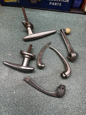 Lot Of 1920’s & 1930’s Automotive Door Handles Interior Exterior - Image 1 of 4