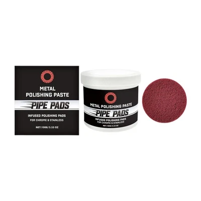 Metal Polish Paste Protectant Scratch Remover Pipe Infused Polishing Pads  - Image 1 of 4