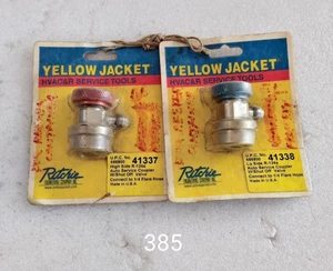LOT OF 2 YELLOW JACKET 686800 HIGH SIDE R-134a AUTO SERVICE COUPLER *NEW* - Picture 1 of 18