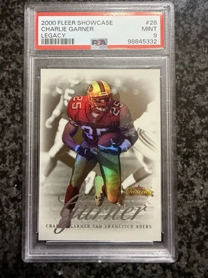 2000 Fleer Showcase Legacy Charlie Garner #/20 PSA 9 Mint - Image 1 of 2