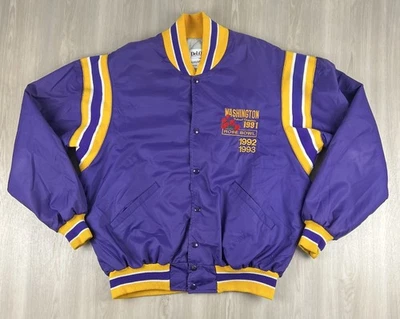 VTG Washington Huskies Football Varsity Jacket Rose Bowl National Champions XL - Image 1 of 4