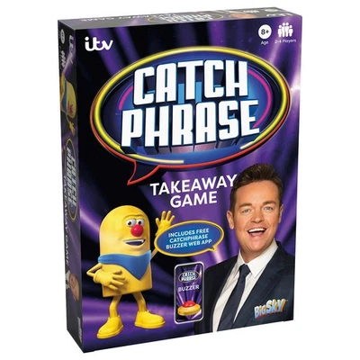 Catch Phrase Takeaway Game Party Quiz Question Card Family Buzzer 2-4 Players 8+ - Image 1 of 4