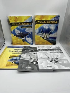 Abeka PreAlgebra w. Solution Manual, Test w. Test Key, Homeschool / School Math - Picture 1 of 12