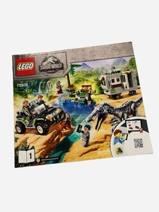 Jurassic World 75935 Lego Manuals Instruction Booklets Set of 2, No Bricks - Picture 1 of 2
