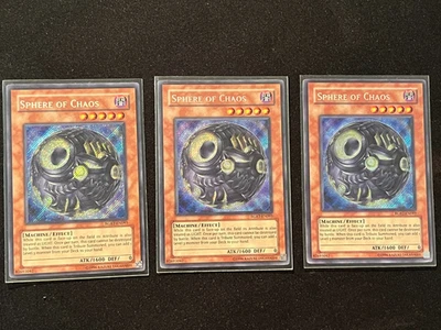 Yugioh Sphere of Chaos X3 RGBT-EN093 1st Edition Secret Rare Lightly Played - Image 1 of 4